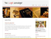 Tablet Screenshot of legalgenealogist.com